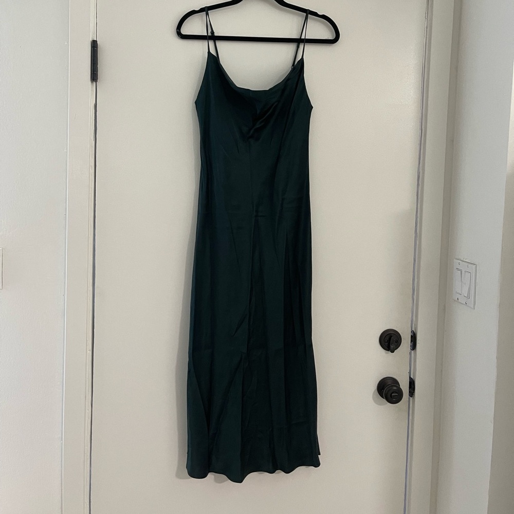NWOT Long green dress
